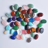 Natural Stone Oval Beads for Jewelry Making
