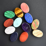 Natural Stone Oval Beads for Jewelry Making