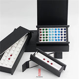 Portable Gem Display Tray with Lid, Diamond Gems Storage Box