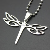 Dragonfly Couple Pendant Necklace Men Women's Gift MN290