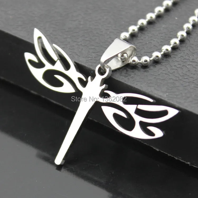 Dragonfly Couple Pendant Necklace Men Women's Gift MN290