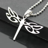Dragonfly Couple Pendant Necklace Men Women's Gift MN290