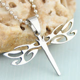 Dragonfly Couple Pendant Necklace Men Women's Gift MN290