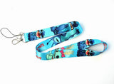 Cartoon Stitch Keychain Neck Strap Phone Lanyard P007