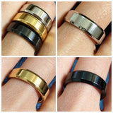 20pcs High Polishing 6mm Men Ring Stainless Steel Comfortable Jewelry