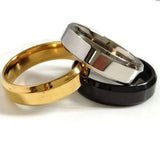 20pcs High Polishing 6mm Men Ring Stainless Steel Comfortable Jewelry