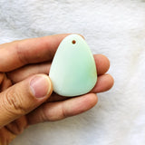 2pcs Natural Chrysoprase Bead Pendant 35mm+ length