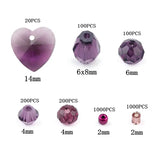 Mixed Shape Crystal Beads Set for Jewelry Making DIY