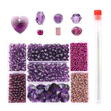 Mixed Shape Crystal Beads Set for Jewelry Making DIY