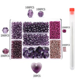 Mixed Shape Crystal Beads Set for Jewelry Making DIY