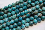 6-10mm Apatite Smooth Round Loose Stone Beads for Jewelry Making