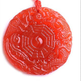 Afghanistan Jades Dragon & Phoenix Pendant