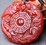 Afghanistan Jades Dragon & Phoenix Pendant