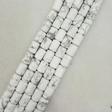 Natural Mixed Stone 14mm*10mm Cylinder Beads 25pcs