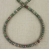 Unakite Stone Loose Beads 5x8mm Abacus Stone Beads 150pcs