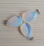 Opal Water Drop Necklace & Pendants for Jewelry Making Charms