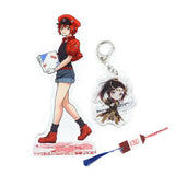 Personalized Cartoon Rainbow Keychains for Women