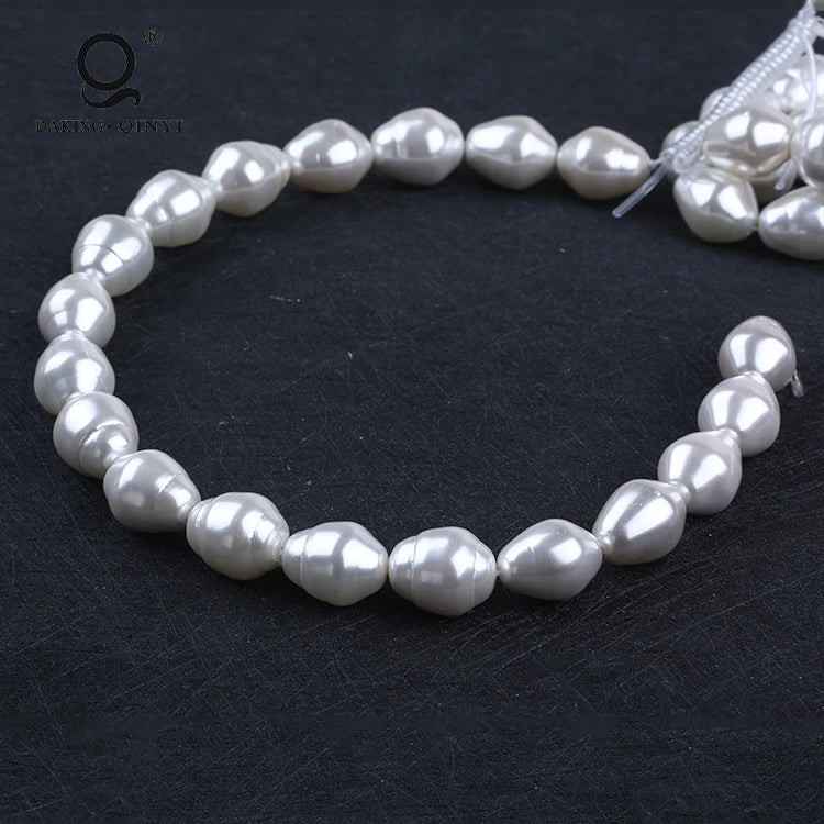 Potato Shape Shell Pearl Beads