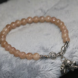 Strawberry Quartz Crystal Bracelet 7.5 inch B1916
