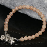 Strawberry Quartz Crystal Bracelet 7.5 inch B1916
