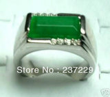 Green Stone Men's Ring Size 8-10-12