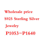 925 Silver Necklace with Blue Gemstone Pendant