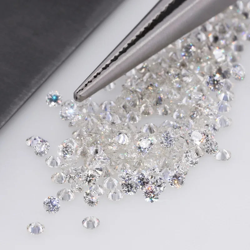 Lab Grown Loose Gemstone 0.8mm-2.9mm HPHT Diamond