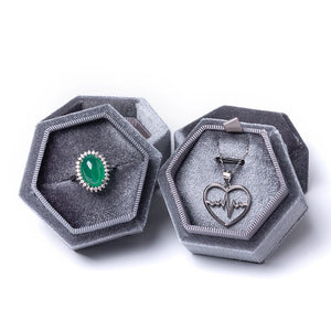 Velvet Jewelry Box Earring Holder Pendant Box Couple Holiday