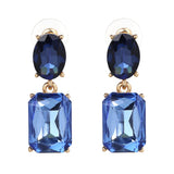 Shinyopal Crystal Stud Earrings for Women Jewelry Natural Stone