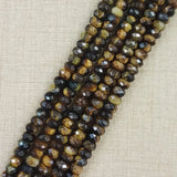 Tiger Eye Loose Beads 5x8mm Abacus Beads 150pcs