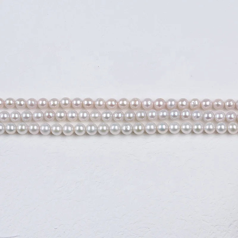 8-9mm Freshwater Round Pearls Strand