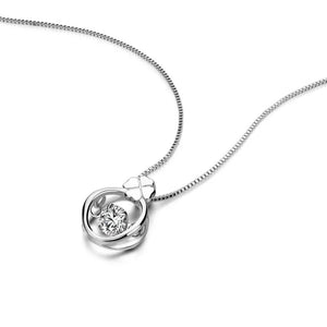 Sterling Silver Clover Pendant Necklace
