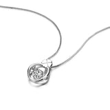 Sterling Silver Clover Pendant Necklace