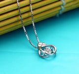 Sterling Silver Clover Pendant Necklace