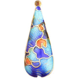 10PCS Beijing Cloisonne Long Water Drop Earrings DIY Jewelry Loose Beads
