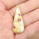 10PCS Beijing Cloisonne Long Water Drop Earrings DIY Jewelry Loose Beads