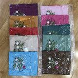10pcs Chinese Embroidered Silk Gift Bags