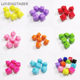 Wholesale Chunky Acrylic Faceted Cube Beads For DIY Jewelry