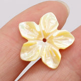 Wholesale 20PC Natural Seashell Petal Beads Pendant 20MM
