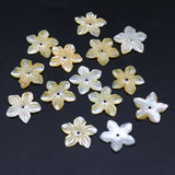Wholesale 20PC Natural Seashell Petal Beads Pendant 20MM