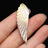 20PCS Natural Shell Wing Pendant Beads For Jewelry Making DIY Necklace Earring