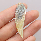 20PCS Natural Shell Wing Pendant Beads For Jewelry Making DIY Necklace Earring