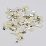 25PCS Natural Shell Dolphin Pendant for DIY Jewelry Making