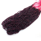 Wholesale 2mm-4mm Red Garnet Faceted Gemstone Beads