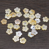 30PCS Natural Seawater Shell Petal Pendant Bead For Jewelry Making