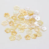 30PCS Natural Seawater Shell Petal Pendant Bead For Jewelry Making