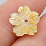 30PCS Natural Seawater Shell Petal Pendant Bead For Jewelry Making