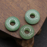 30PCS Natural Stone Rose Quartz Agate Large Hole Bead 7x14mm