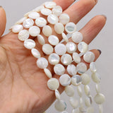 Wholesale Mother-of-Pearl Shell Round Bead DIY Necklace Charm Jewelry