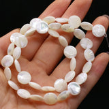 Wholesale Mother-of-Pearl Shell Round Bead DIY Necklace Charm Jewelry